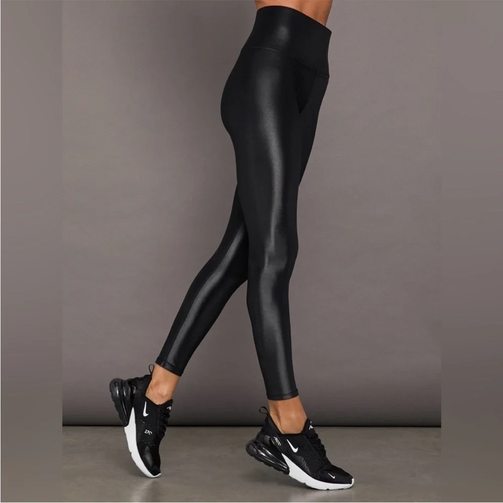 Carbon 38 Women's Black High-Waisted Leggings - Picture 3 of 7